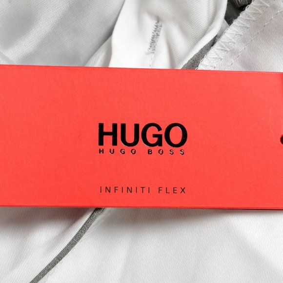 Hugo Boss Men's "Hesten194" Gray Wool Dress Pants - Picture 6 of 6